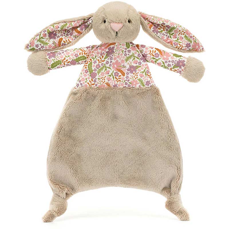 Jellycat Blossom Beige Petal Bunny Bag Charm Keyring | plushpaws.co.uk
