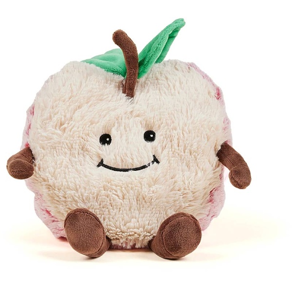 Warmies Cozy Plush Microwavable Apple plushpaws.co.uk