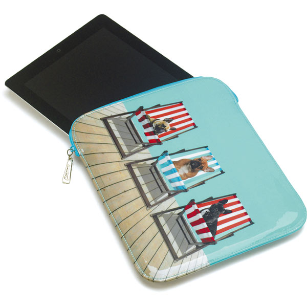 Deckchair Dogs iPad Sleeve