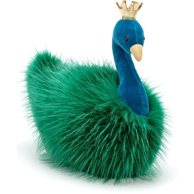 Fancy Peacock Fluffy Cushion