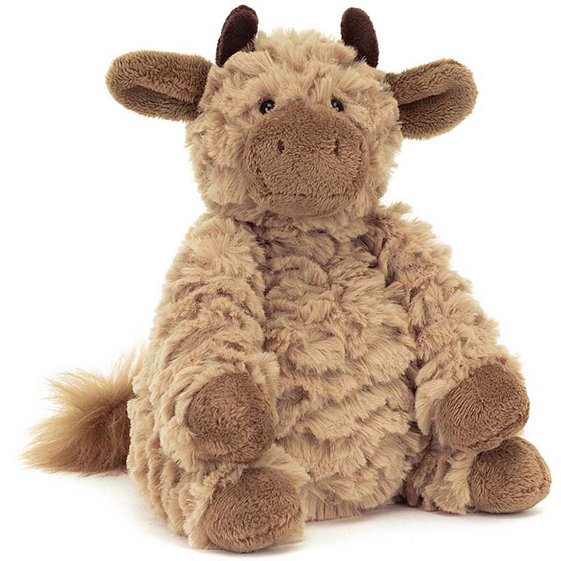 cow plush jellycat bashful cow