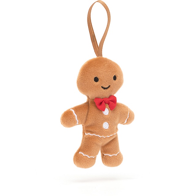 Festive Folly Gingerbread Fred Tree Decoration