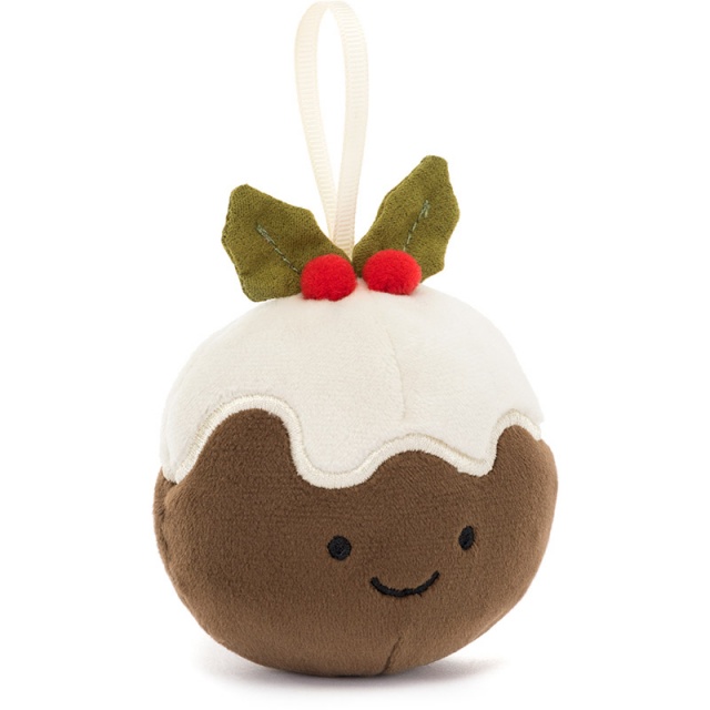 Festive Folly Christmas Pudding Tree Decoration