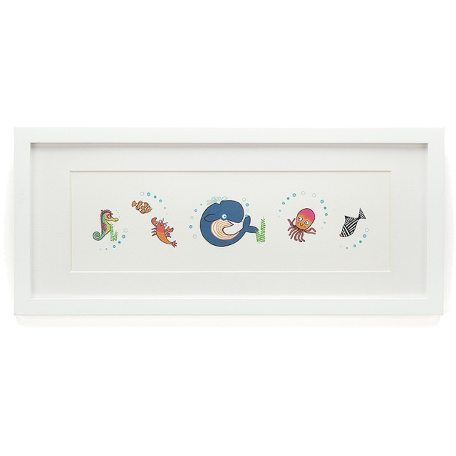 Sea Tails Framed Print