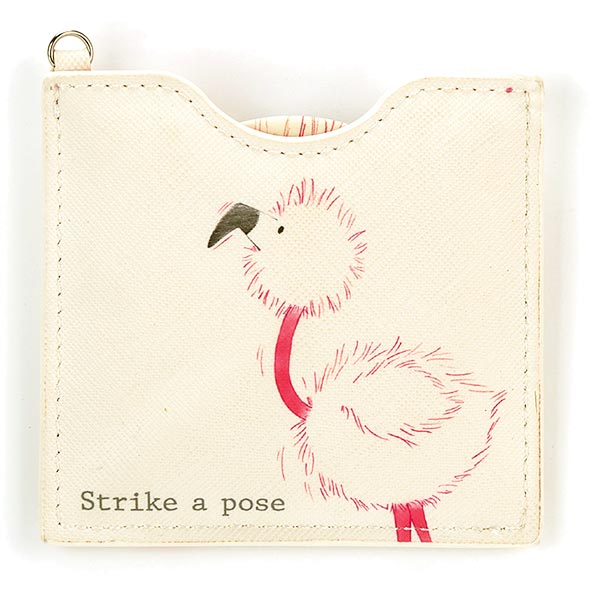 Flaunt your Feathers Pouch Mirror