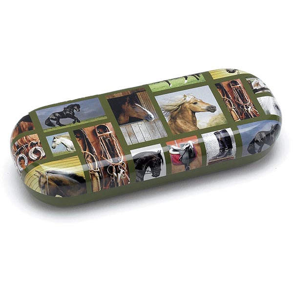 Horse Gallery Glasses Case