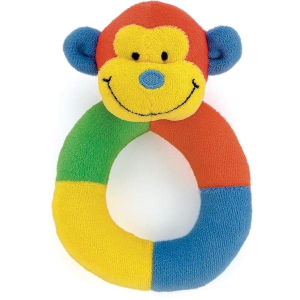 Hoopy Loopy Monkey Ring Rattle