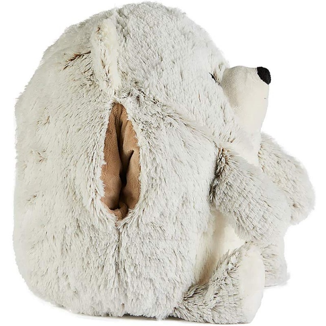 Supersized Handwarmer Marshmallow Bear Muff