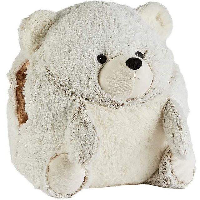 Supersized Handwarmer Marshmallow Bear Muff