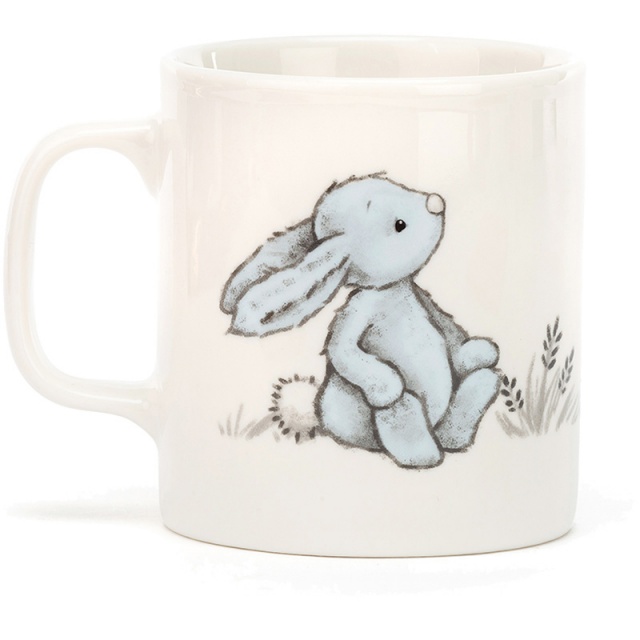 Bashful Blue Bunny Mug