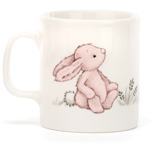 Bashful Pink Bunny Mug