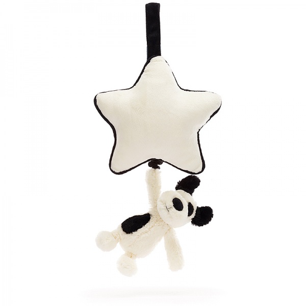 Jellycat Bashful Black & Cream Puppy | Plushpaws