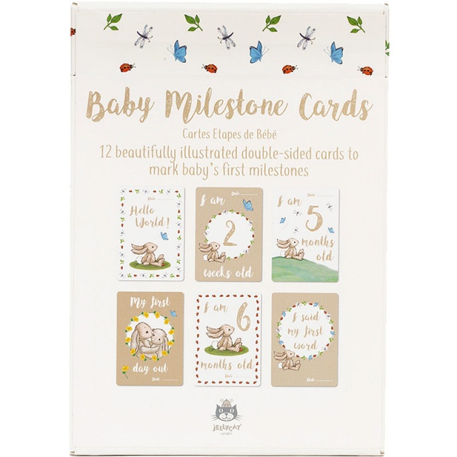 Bashful Bunny Milestone Cards