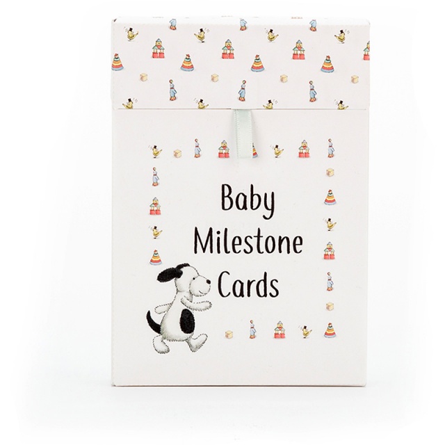 Bashful Puppy Milestone Cards