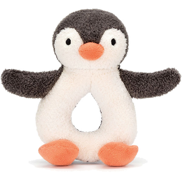 Little Jellycat Pippet Penguin Grabber Rattle Plushpaws.co.uk