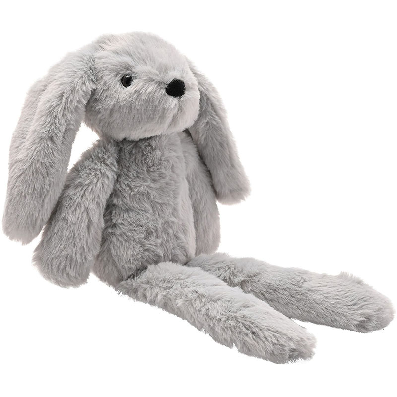Softies Theo the Plush Long Leg Grey Bunny | plushpaws.co.uk