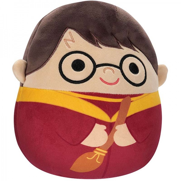 Squishmallows Harry Potter – Peluche Harry En Robe De Quidditch 20 Cm – Officielle Warner Bros