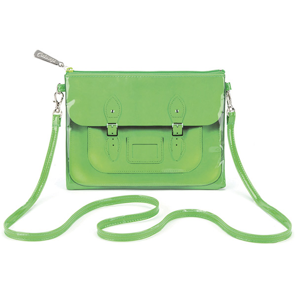 Green Satchel Cross Body Bag