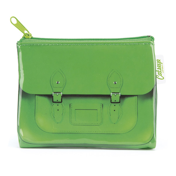 Green Satchel Coin Purse