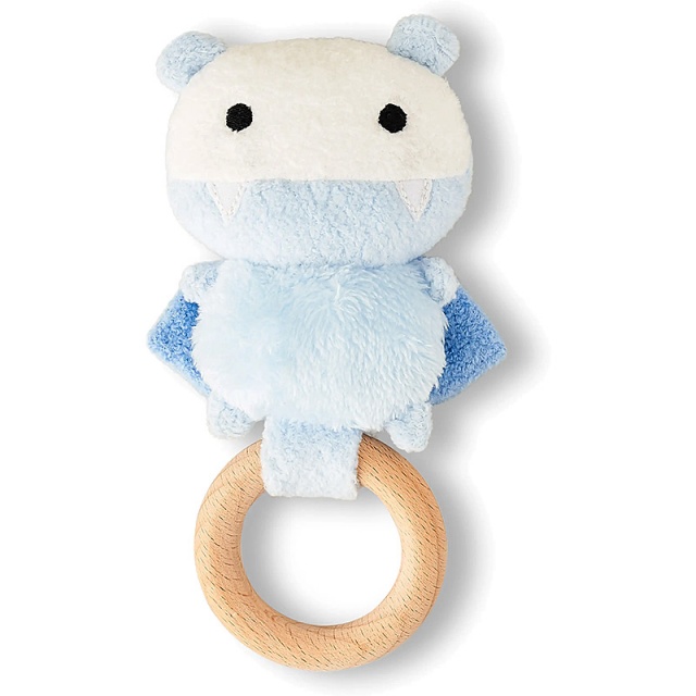 Ricebat Baby Teething Ring & Rattle