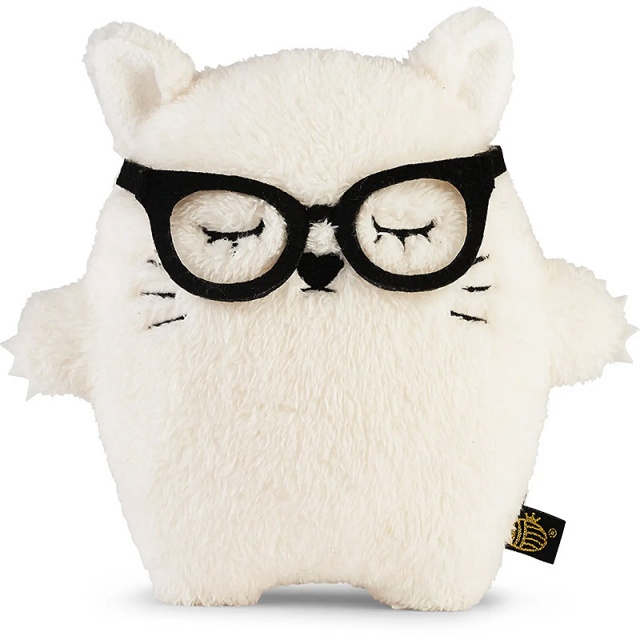 Ricemono White Glasses Cat