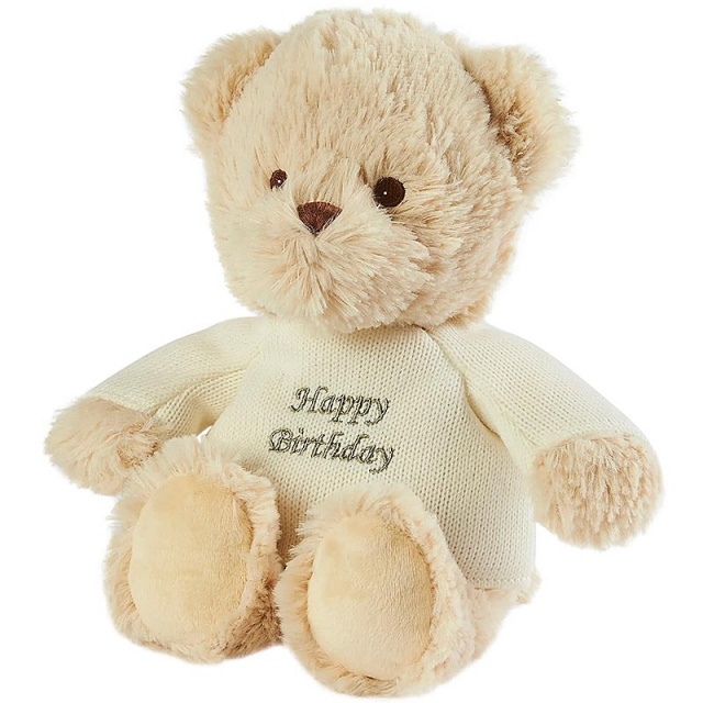Cozy Sentiments Happy Birthday Bear