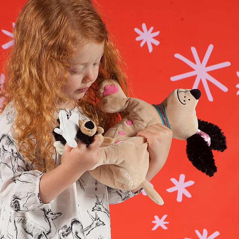 Manhattan Toy Nursing Nana Dog plushpaws.co.uk