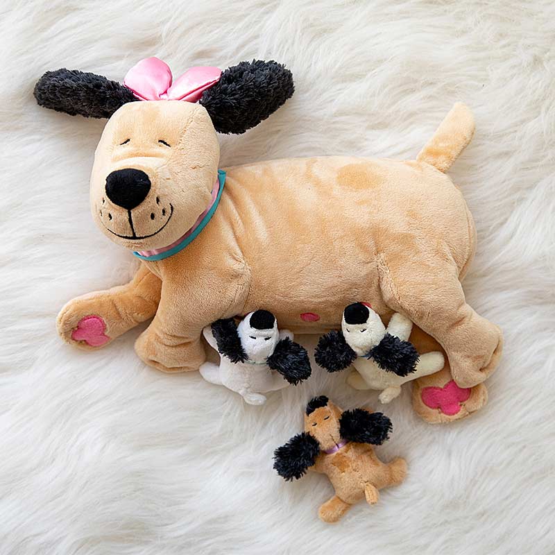 Manhattan Toy Nursing Nana Dog plushpaws.co.uk