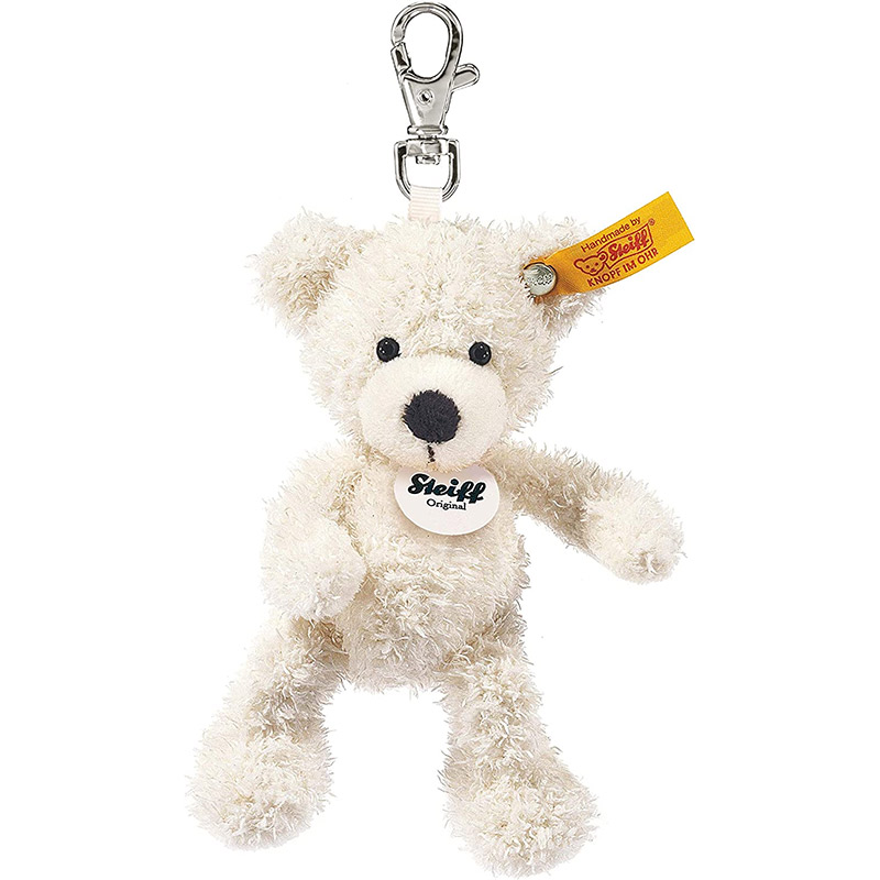 Lotte Teddy Bear Keyring (White)