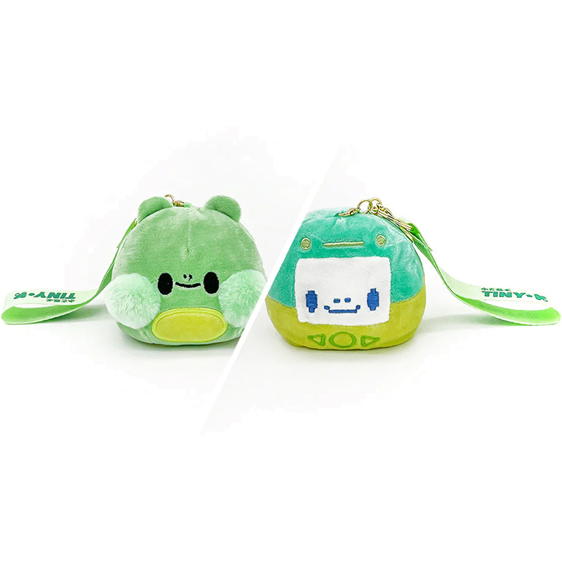 KENJI Mima Tiny-K Oppy Frog Keyring | plushpaws.co.uk