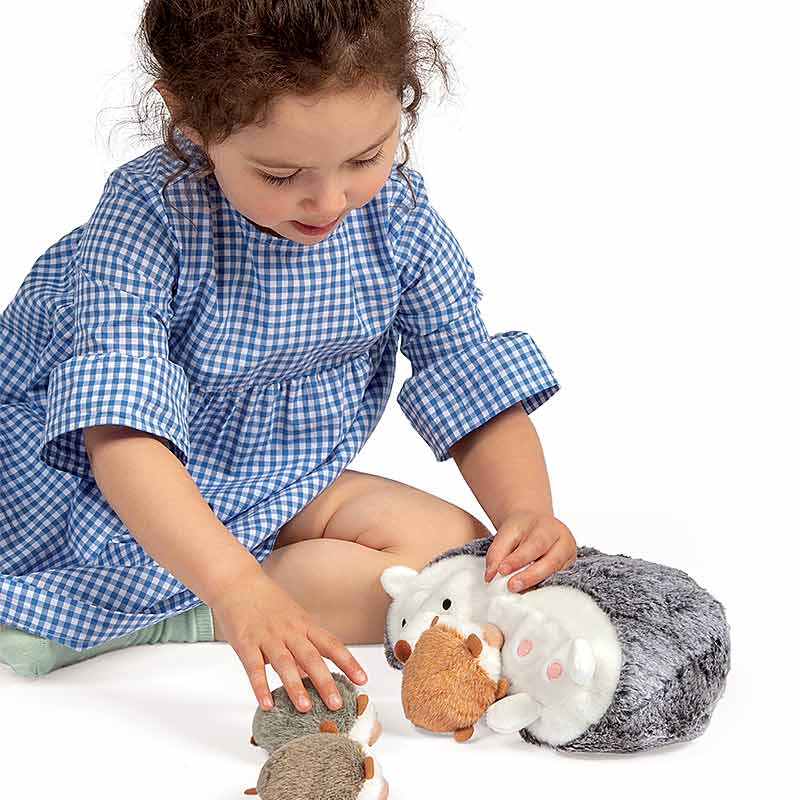 Manhattan Toy Nursing Nissa Hedgehog plushpaws.co.uk