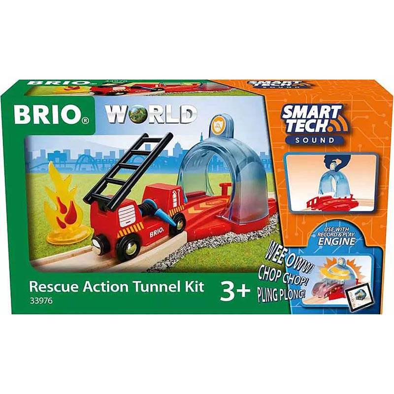 BRIO Smart Tech Sound Rescue Action Tunnel Kit Plushpaws.co.uk