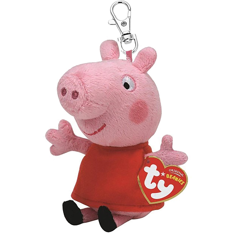 Beanie Babies Peppa Pig Keyring