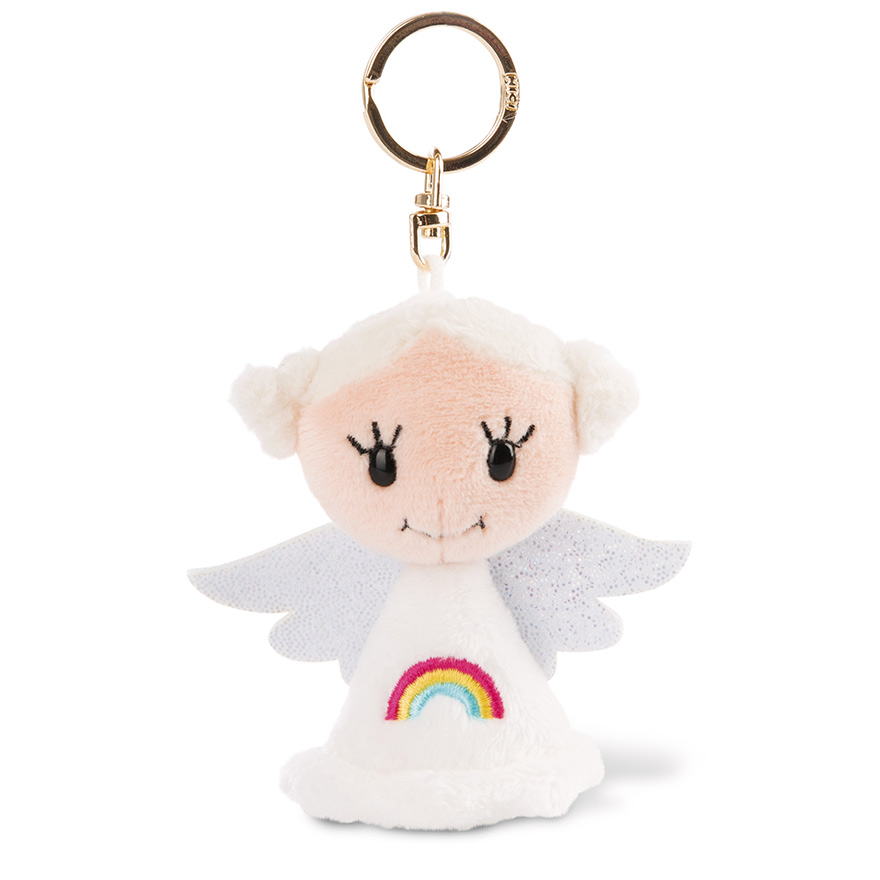 Guardian Angel with Rainbow Keyring