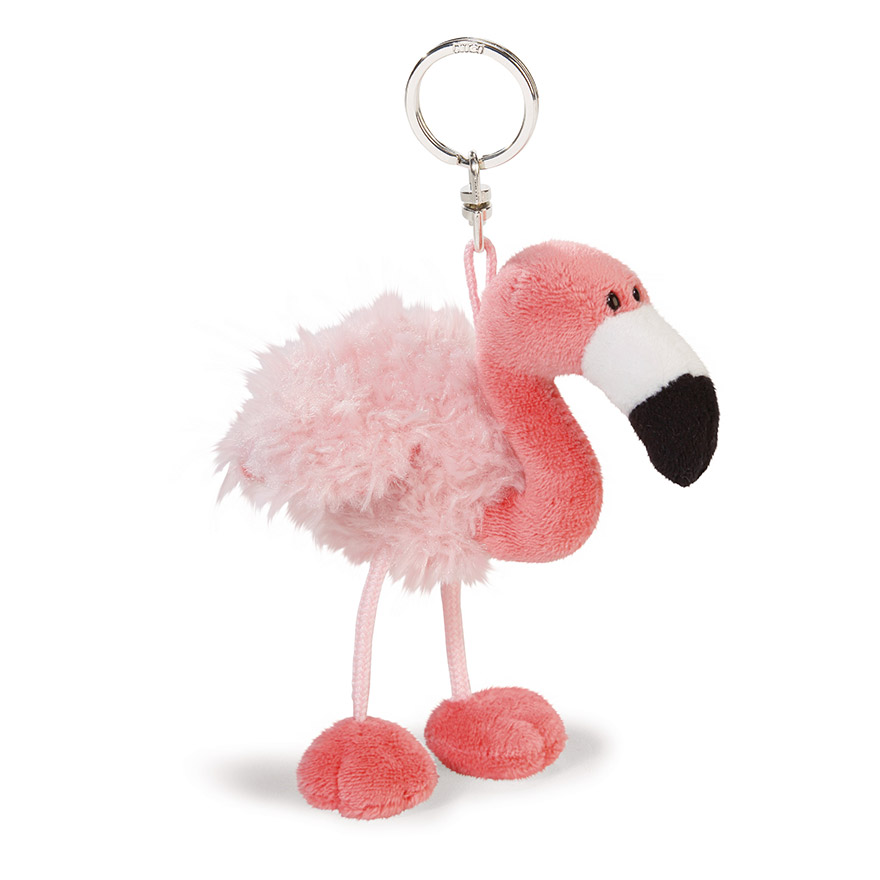 Feels Like Summer Flamingo Keyring