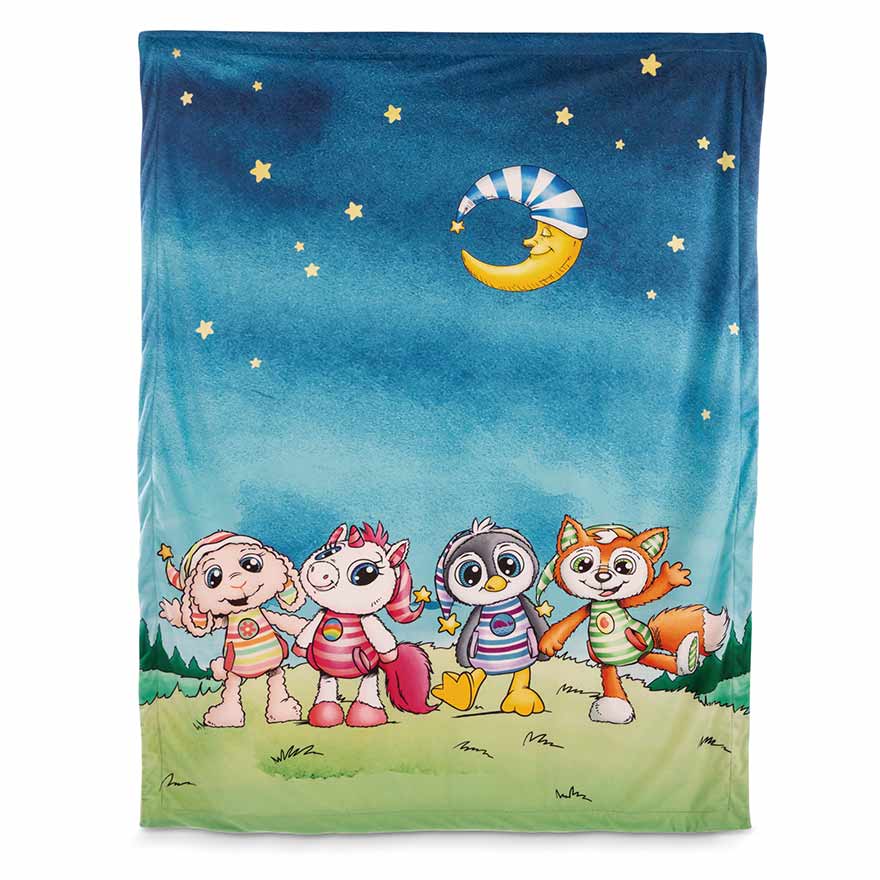 NICI Sleepyhead Plush Blanket Plushpaws.co.uk