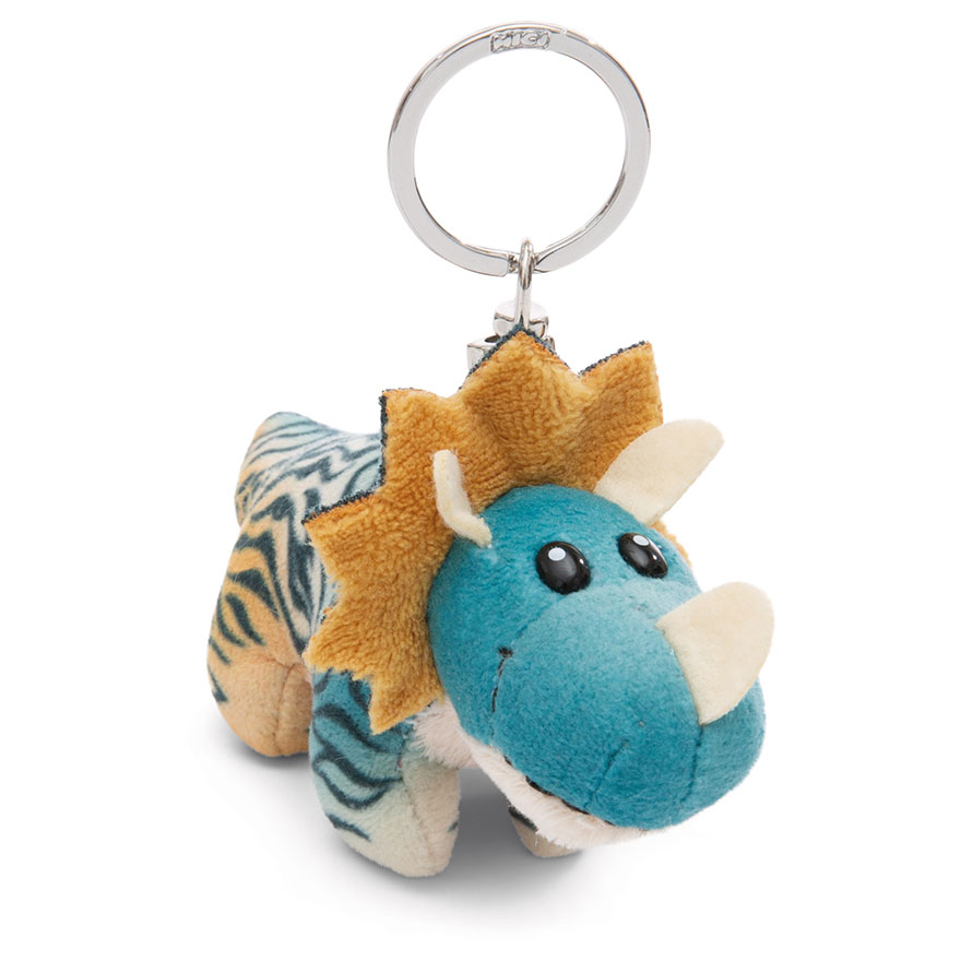 Porte-clés Jurassic World Triceratops - Universal Studios, Multicolore, En Plastique, Neuf Avec étiquettes