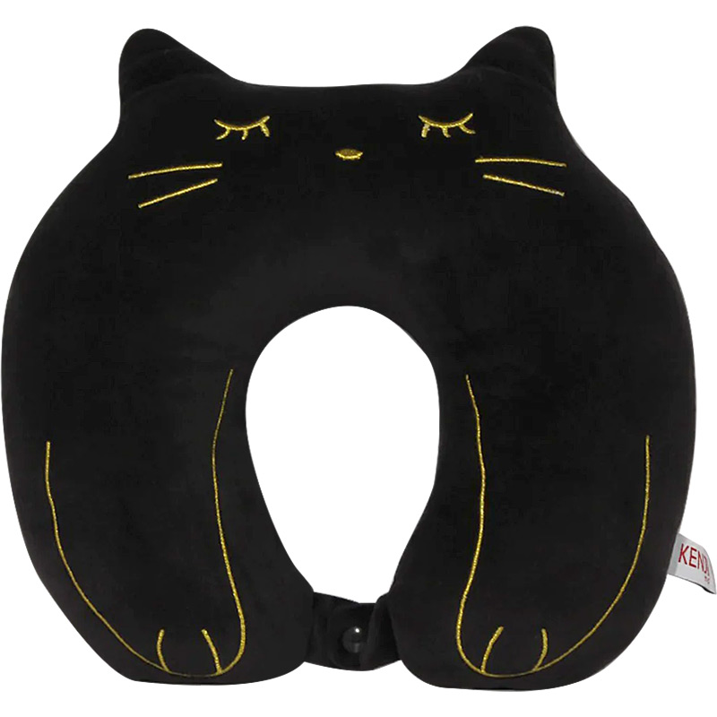 Yabu Black Cat Travel Pillow