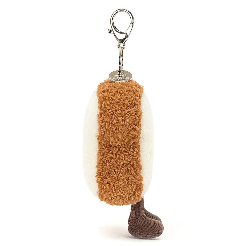 Jellycat Amuseables Toast Bag Charm Keyring | Plushpaws.co.uk