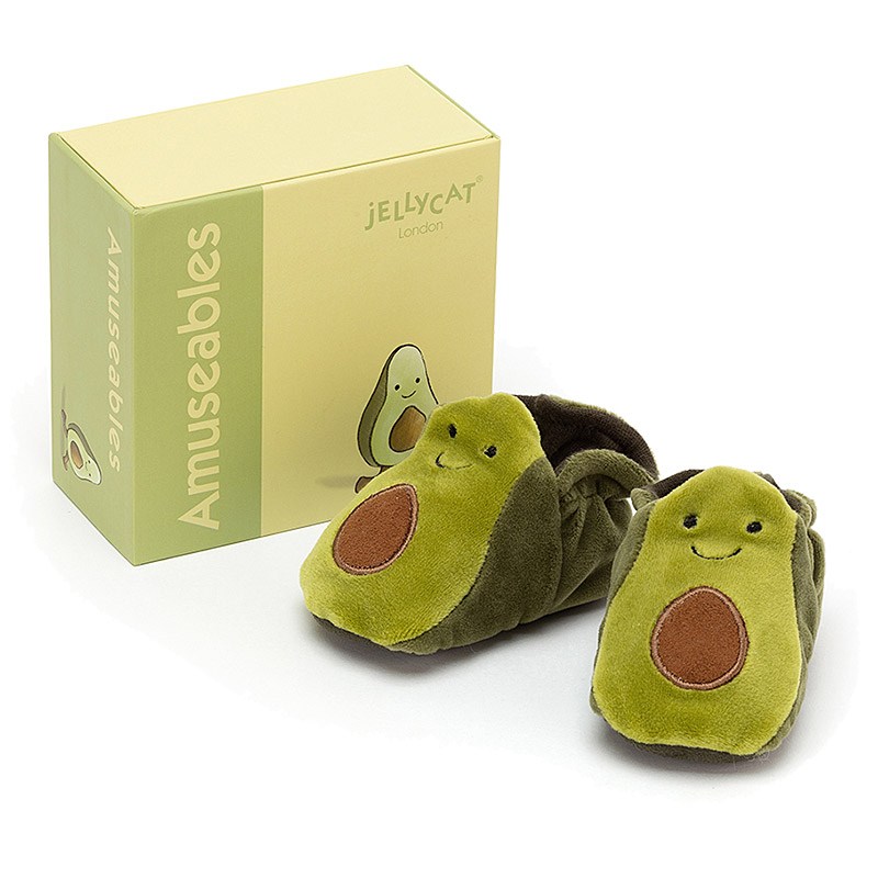 Amuseables Avocado Booties