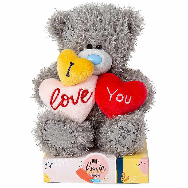 Me to You I Love You Hearts Teddy Bear | Plushpaws