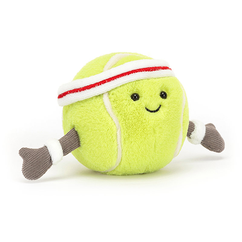 Jellycat Amuseables Sports Tennis Ball plushpaws.co.uk
