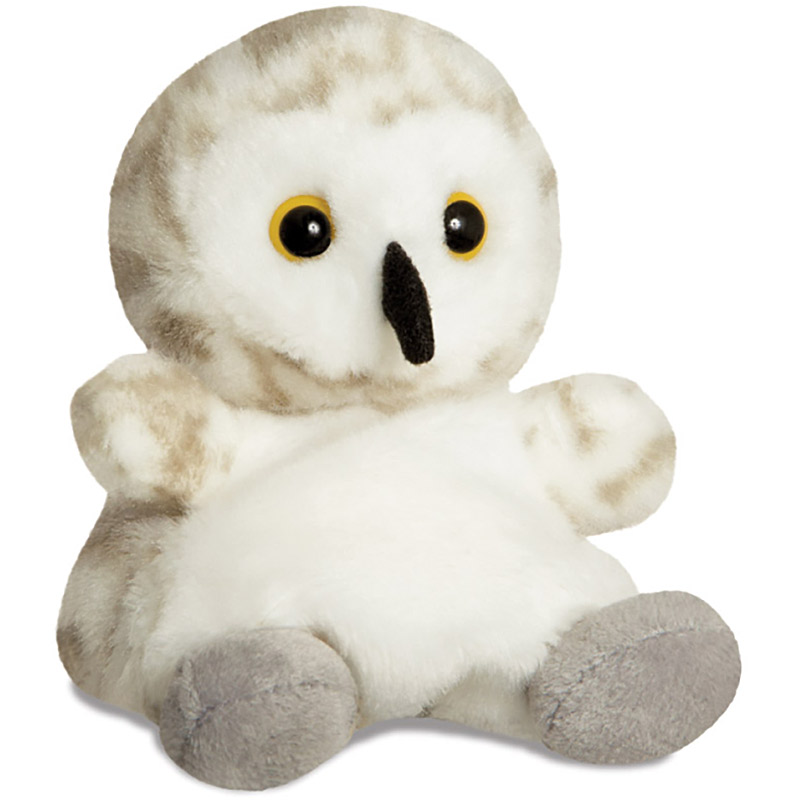 Aurora World Palm Pals Snowflake Snowy Owl Plushpaws.co.uk