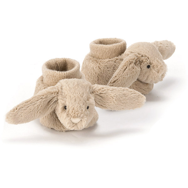 Bashful Beige Bunny Booties