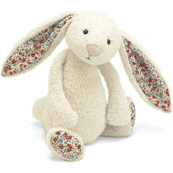 Little Jellycat Blossom Bashful Cream Bunny Chime | Plushpaws