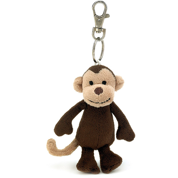 Bashful Monkey Keyring