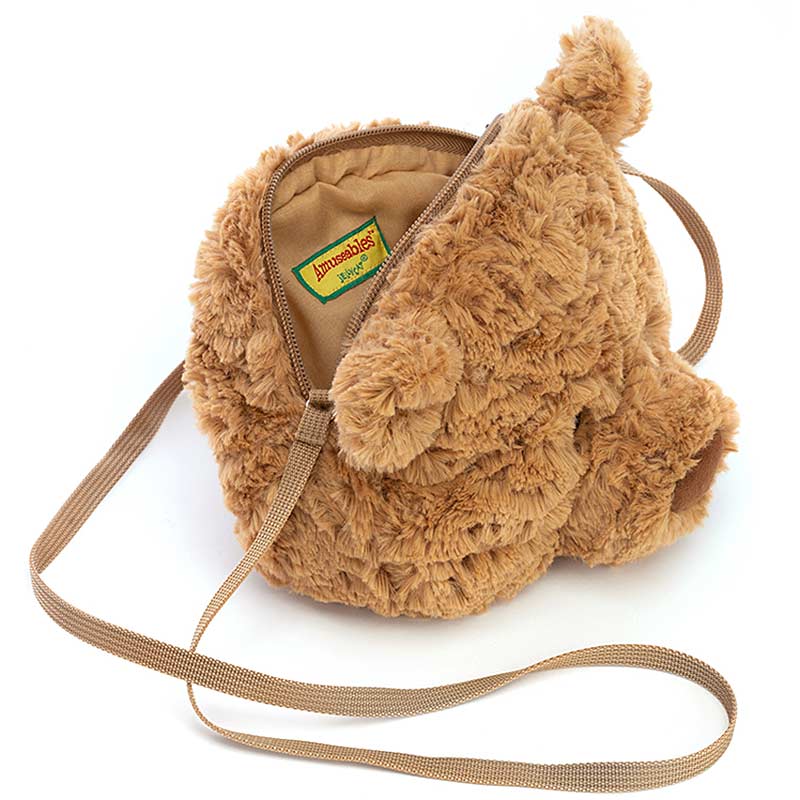 Jellycat Bartholomew Bear Shoulder Bag | plushpaws.co.uk