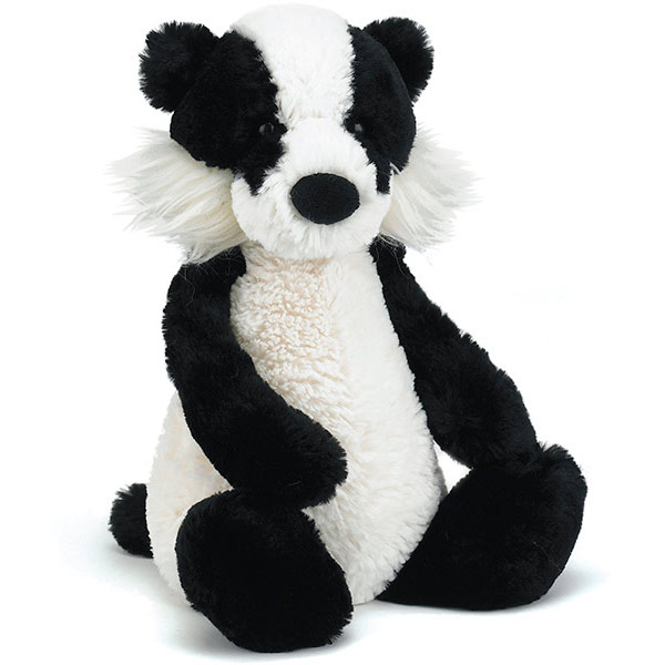 Jellycat Bashful Badger Plushpaws.co.uk