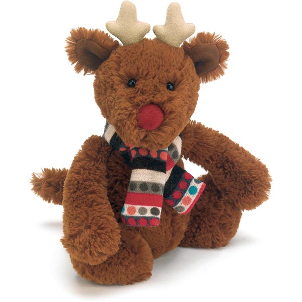 Bashful Reindeer with Scarf