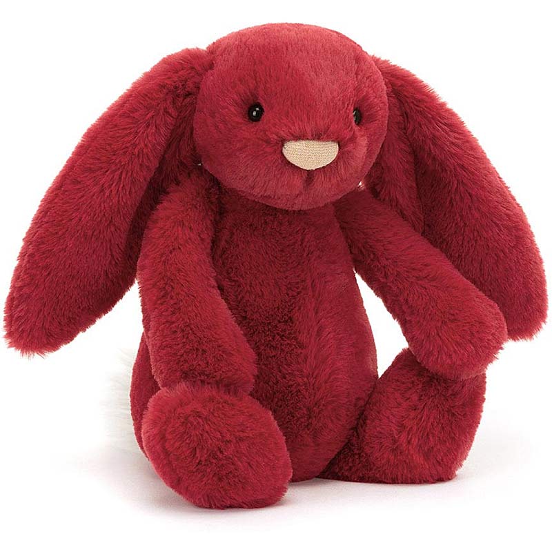  ♡ Bashful Luxe Bunny Scarlett Jellycat Bashful Luxe Scarlett Bunny | plushpaws.co.uk